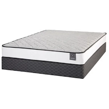 Queen 9" Plush Mattress and 9" Grey Foundation